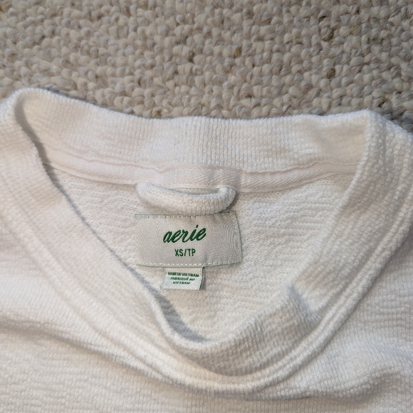 Aerie oversized pullover in white - Picture 3 of 4